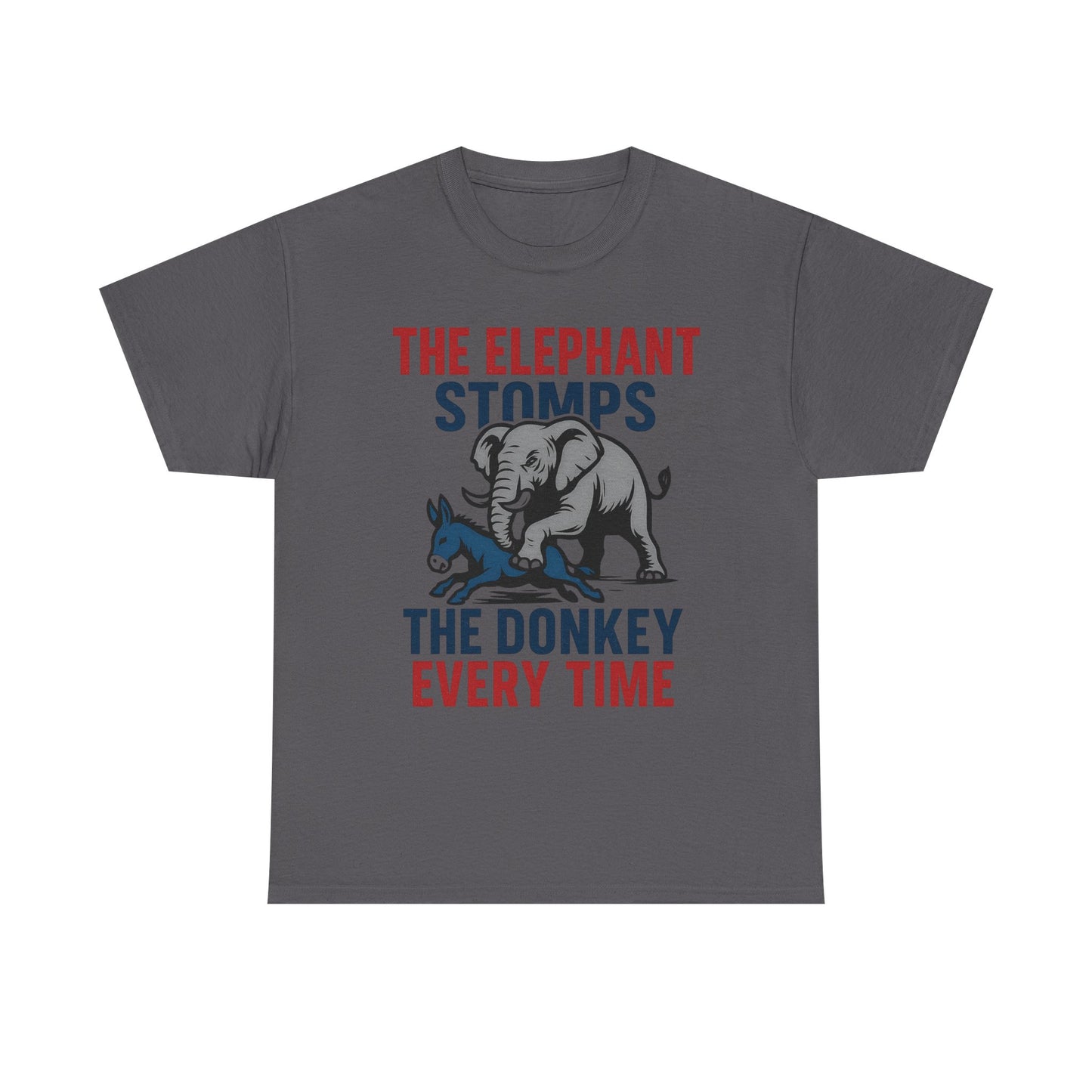Elephant Stomps The Donkey Tee