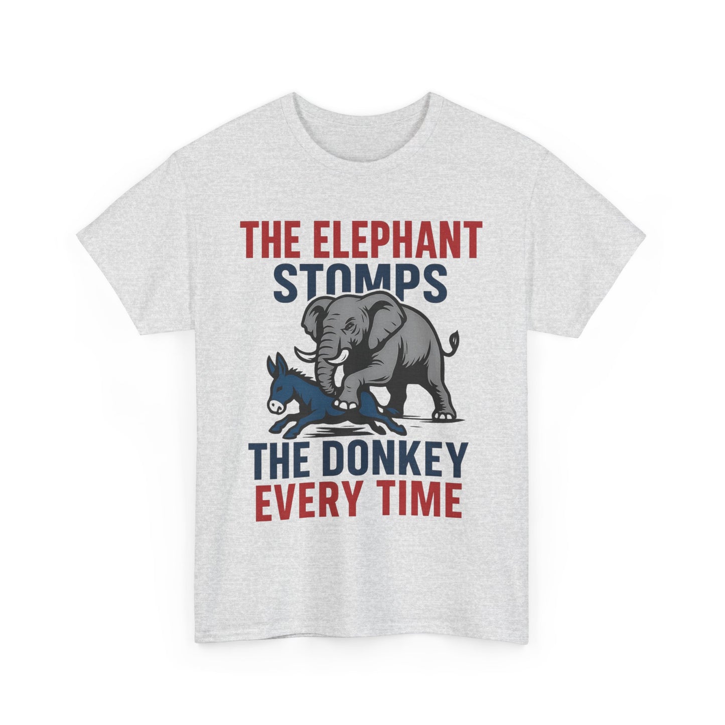 Elephant Stomps The Donkey Tee