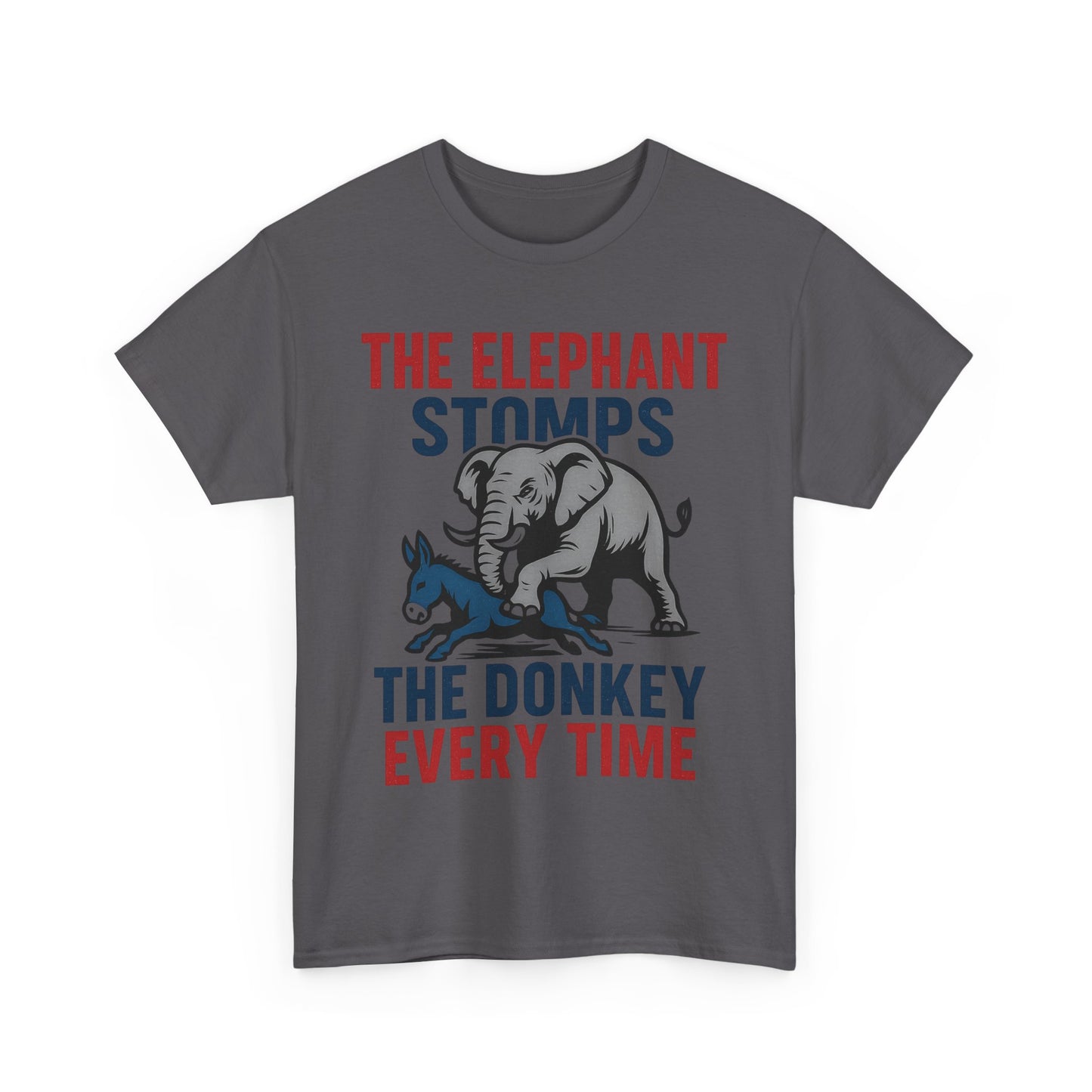 Elephant Stomps The Donkey Tee